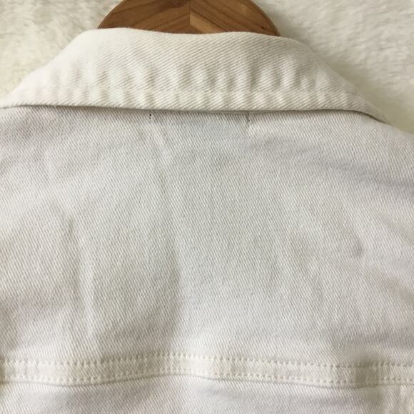 Ralph Lauren Girl White Cropped Denim Jacket - Picture 11 of 14